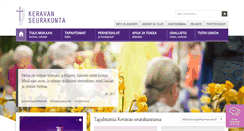 Desktop Screenshot of keravanseurakunta.fi